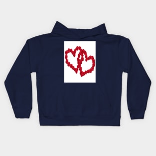 Hearts from a rose. Kids Hoodie